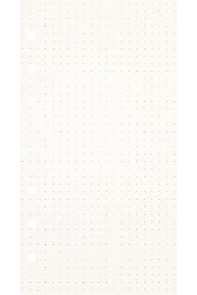 erorex 3 Pack A6 135 Sheets 270 Pages Dotted Loose Leaf Punched Paper Refills Paper For 6 Hole Binder