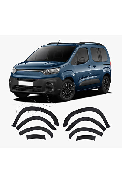 BRSPLAST Fiat Doblo Uyumlu 2023 Ve Üzeri Abs Çamurluk Dodik 8 Parça