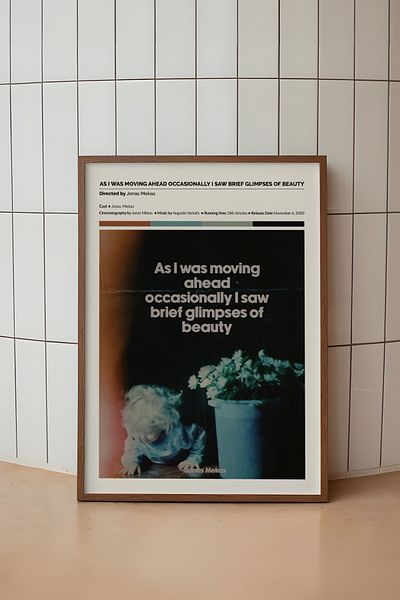 House Gorgeous Când mă mișcă la fața... Poster fără cadru cu design de film
