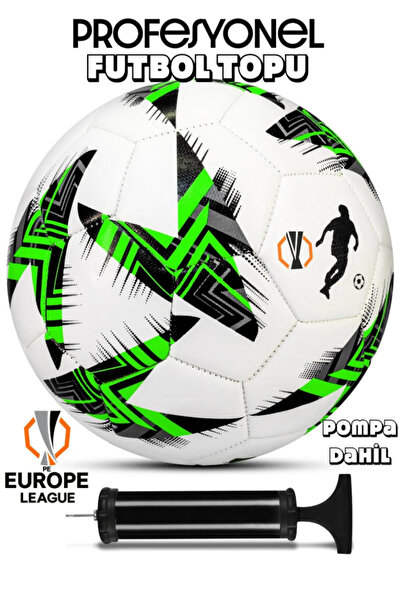 ByKurt كرة القدم - أداء ممتاز للأرضيات الصلبة والبساط (أخضر - مجموعة مع مضخة)