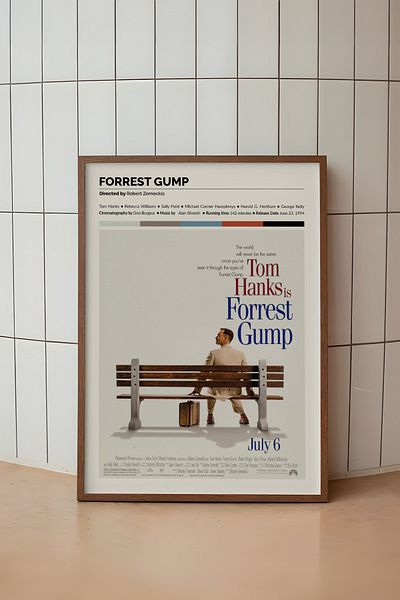House Gorgeous Poster fără rame cu design de film Forrest Gump