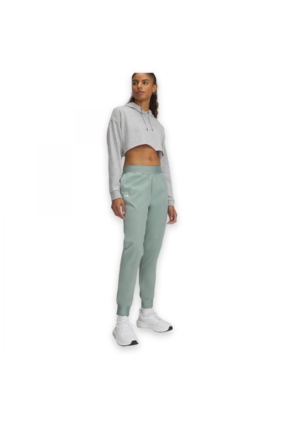 Under Armour 1382727 Armoursport High Rise Wvn Pnt Green Women's Sweatpants