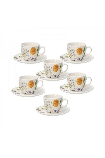 Tognana Set of 6 coffee or tea cups, Audrey, 200 ml