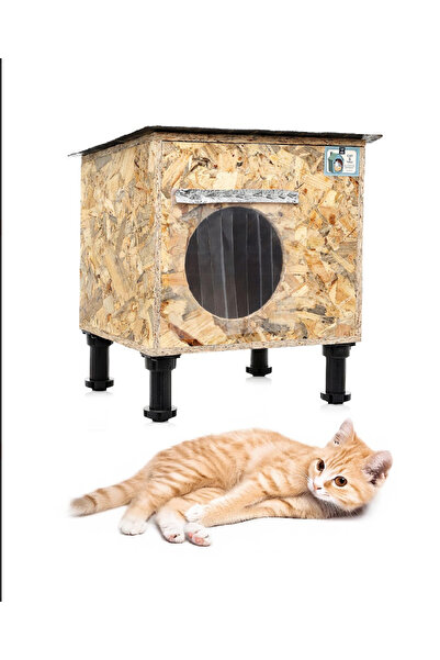 narım Kedi evi kedi yuvası iç ve dış mekan su ve soğuk yalıtımlı ayaklı
