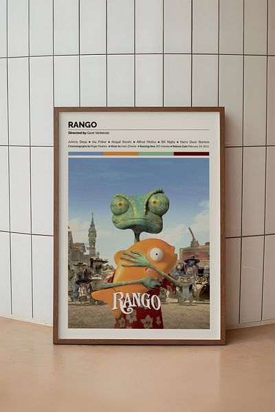 House Gorgeous Poster fără rame cu design de film Rango