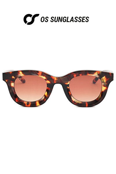 OS Sunglasses Γυαλιά ηλίου Malibu, Προστασία UV 400, Κόκκινο χρώμα φακών, Για...