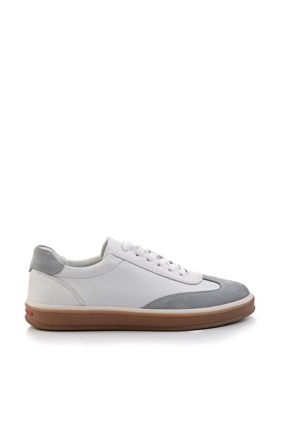 Bambi Beyaz Leather Erkek Sneaker E01728358003