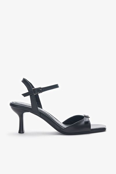 Louis Cardy Pantofi cu toc Osso din piele naturală neagră