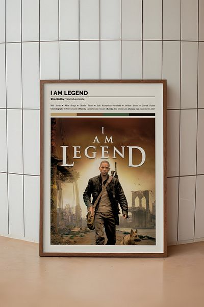 House Gorgeous Poster fără rame cu design de film I Am Legend