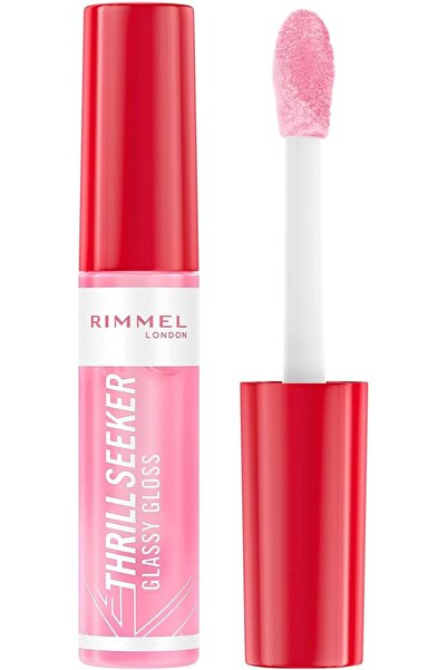 Rimmel ملمع شفاه ريميل ثريل سيكر جلاسى جلوس 150 بينك كاندى مرطب غير لزج بتركي...