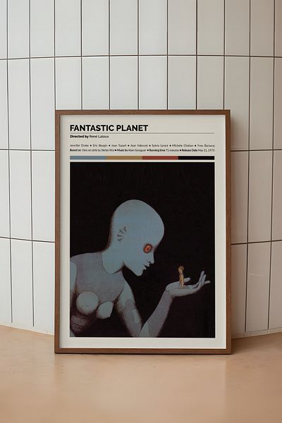House Gorgeous Poster fără cadru cu design de film Fantastic Planet