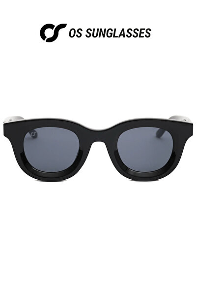 OS Sunglasses Γυαλιά ηλίου Malibu, Προστασία UV 400, Μαύρο χρώμα φακών, Για Ά...