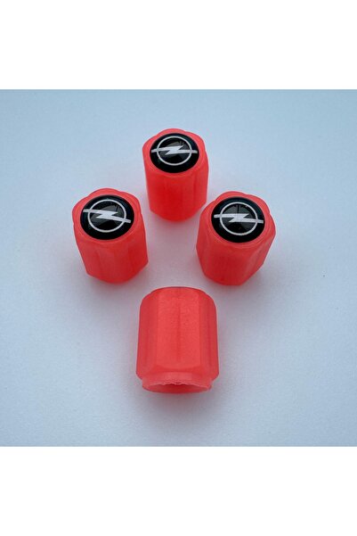 Lazer Store Opel Vectra ile Uyumlu Logolu Kırmızı Fosforlu Sibop Kapağı Gece ...