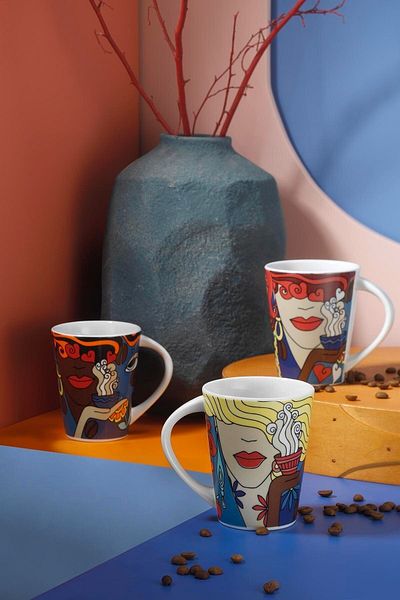 Paşabahçe Porcelain Toledo Mug 250cc