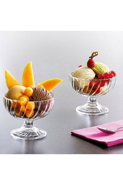 MORINI Set of 6 ice cream and dessert cups, Sorbet, 380 ml