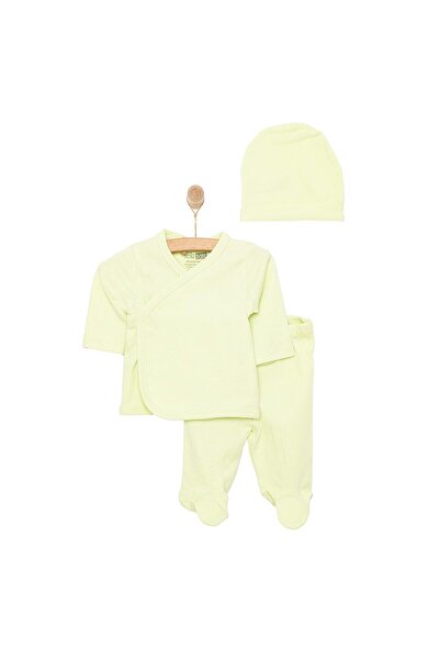 ebebek Hello Baby HelloBaby Unisex Bebek Yenidoğan Zıbın Şapka Patikli Alt %1...