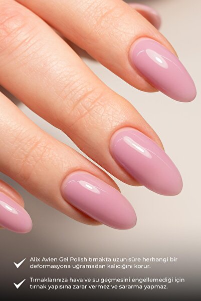 Alix Avien UV Kalıcı Gül Kurusu Jel Oje 24 - Gel Polish- 12 ml