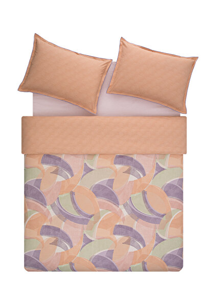 Puffy Hera Tek Kişilik Nevresim Takımı - Turuncu