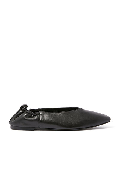 A Emery Brie Flat Ballerina Shoes - Black