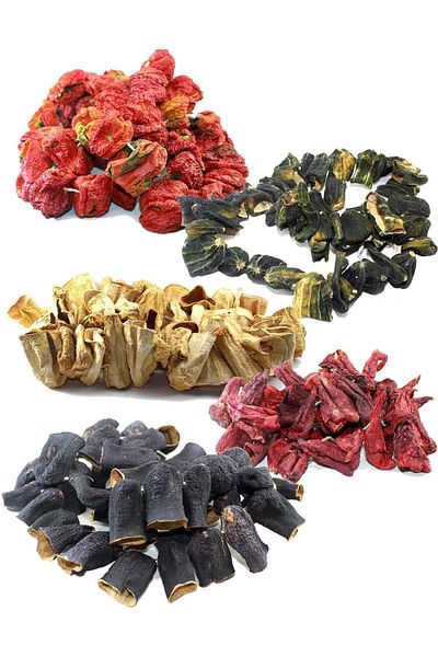 Antep Evinde Special Dried Filling Set (eggplant-pumpkin-acur-bitter Pepper-sweet Pepper)