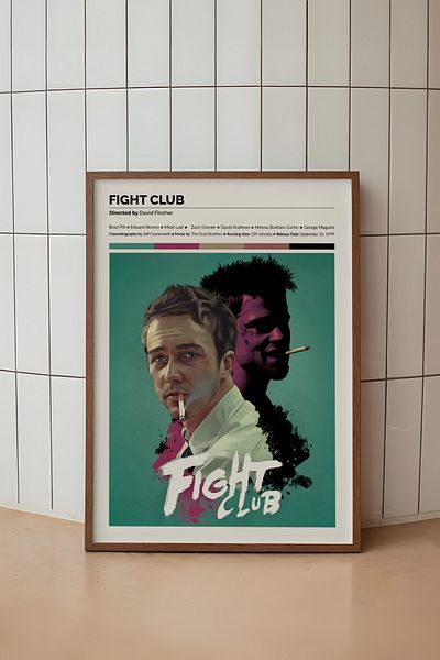 House Gorgeous Poster fără rame cu design de film Fight Club