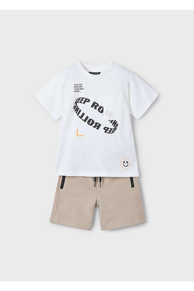 MAYORAL BIANCO T-SHIRT ŞORT TAKIM