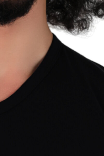 CNT Men's 3-Piece Slim Fit V-Neck Short Sleeve T-Shirt