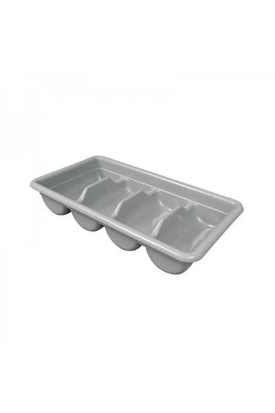 MORINI Cutlery holder with 4 compartments and lid, 52x28 cm