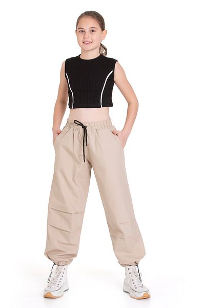 Pi Pengai Girl's Parachute Trousers 1078.1