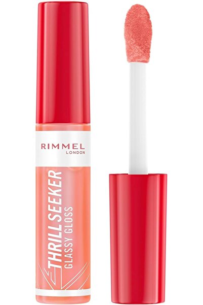 Rimmel ملمع شفاه ثريل سيكر الزجاجي Dudak Parlatıcısı - 250 - Şeftali Titreşim...