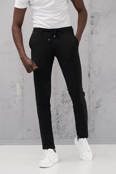 NOTRA Slimfit Dobby Full Lycra Ελαστική μέση ελαστική καλοκαιρινή παντελόνι Jogger
