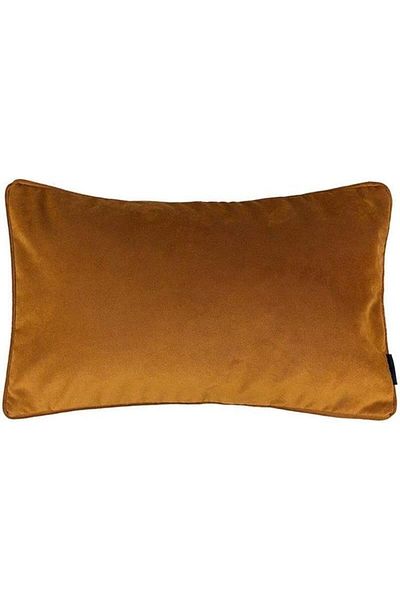 erorex Velvet Plain Matt Decorative Cushion Poly Filled 50X30Cm Spice