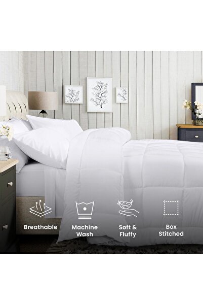 erorex All Season Down Alternative Quilted Queen Comforter Duvet Insert With Corner Tabs Machine Washable