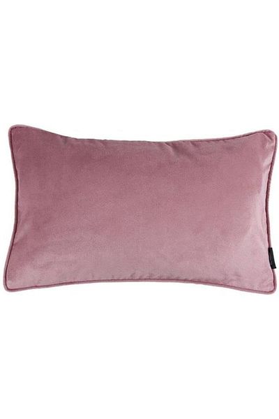 erorex Velvet Plain Matt Decorative Cushion Poly Filled 50X30 Cm Rose Pink Am.88800503023 Kun