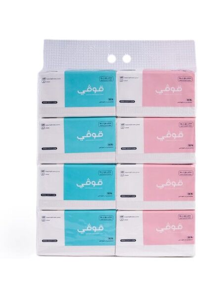 erorex مناديل وجه ثلاثية الطبقات - عبوة من 8 قطع تحتوي كل منها على 600 ورقة فردية - مناديل وجه ناعمة مثالية