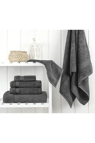 erorex Hotel And Spa Quality Absorbent And Soft Decorative Kitchen And Bathroom Sets 6 Piece Turkish Towel
