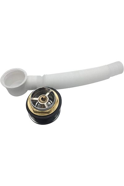 erorex Tip Toe Style Bathtub Drain Stopper With A Flexible Water Pipe