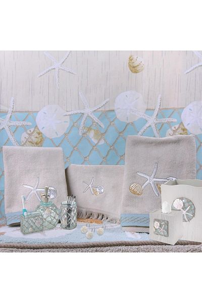 erorex Seaglass 3 Pc Towel Set Beige