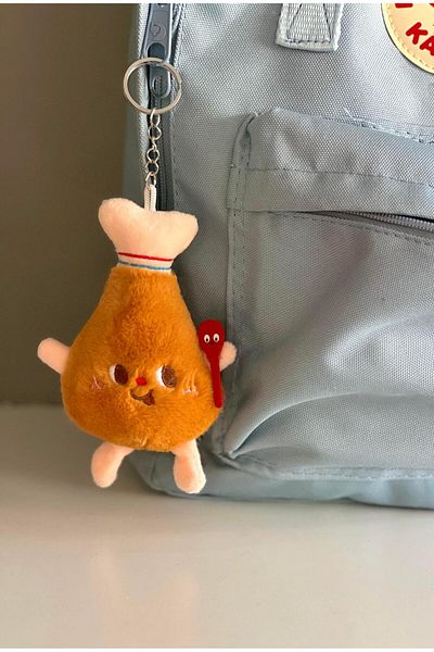 Miamantra Chicken but Shape Fun Plush Keychain/Bag Ornament