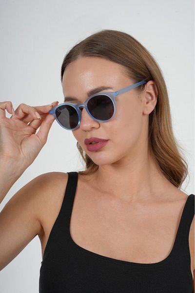 JULIANO 2018 Blue Round Juliano Sunglasses