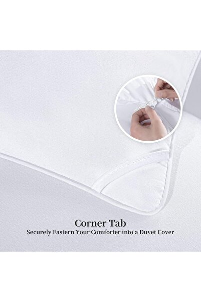 erorex Queen Comforter Duvet Insert All Season Quilted Ultra Soft Breathable Down Alternative Box Stitch