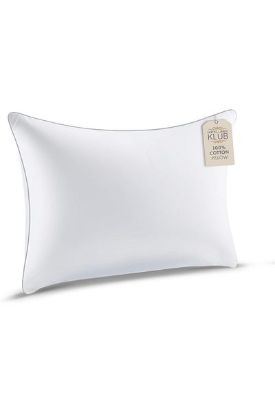 erorex Soft Comfort 233Tc Cotton Down Proof Pillow Single Piping 50 X 75 Cm White