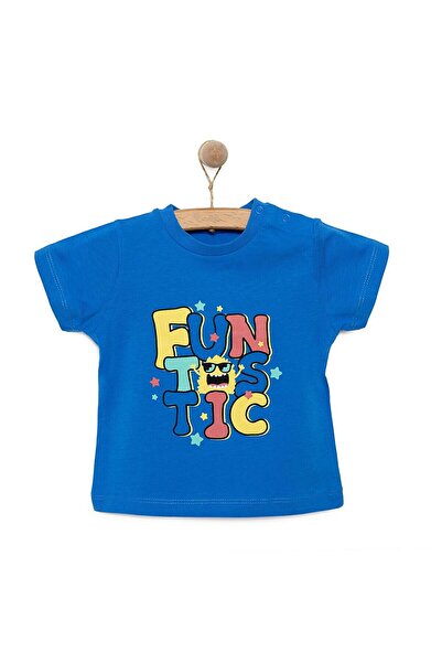 ebebek Hello Baby HelloBaby Basic Erkek Yazı Baskılı T-Shirt Erkek Bebek