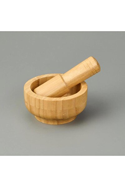 MİEN Bamboo Havan Garlic Hammer