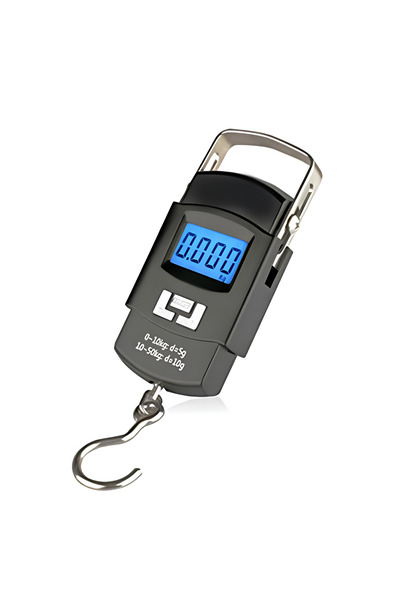 Factorial Dijital El Terazisi Kancalı Balıkçı Manav Pazar Tartısı Elektronik Cep Boyu Terazisi Sofra Mutfak