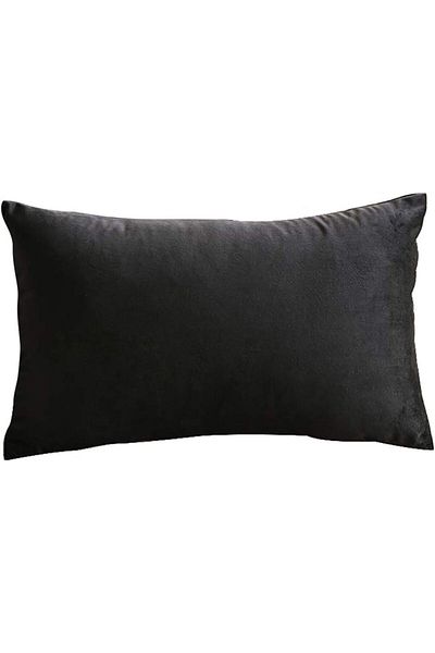 erorex Velvet Cushion Black 30X50Cm