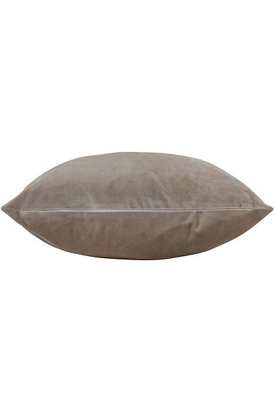 erorex Beige Velvet Decorative Solid Filled Cushion 45 * 45 Centimeter.Dc8025102570367 Kun
