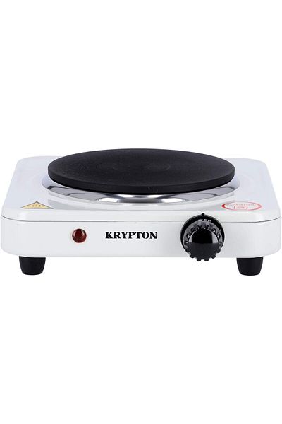 erorex Knhp5305 موقد تسخين أحادي الشعلات بقوة 1000 واط للطهي الدقيق والمرن على سطح الطاولة مع تسخين من الحديد الزهر
