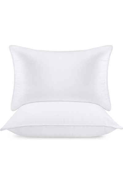 erorex Bed Pillows For Sleeping White Queen Size Set Of 2 Hotel Pillows Cooling Pillows For Side Back Or
