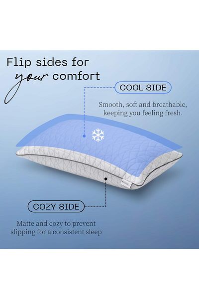 erorex The Cool Side Standard Shape Pillow Case Queen Size Cooling Pillow Cases For Hot Sleepers Two Sided